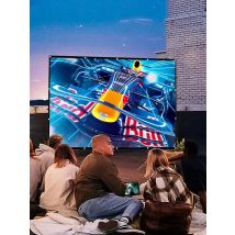 60 72 84 100 120 150 inch Simple Foldable Projection Screen 100inch Curtain 16:9 Outdoor Full HD 2K 4K Projector Screen Curtain
