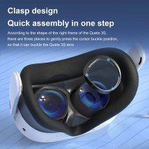 Protezione per lenti per accessori Meta Quest 3S VR Montature per occhiali magnetiche Copriobiettivo con anello antigraffio ottico anti-luce blu