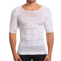Männer Abnehmen Shaper Haltung Weste Männer Kompression T-Shirt Bodybuilding Fett Brennen Brust Bauch Shirt Schlank Trocknend Schnell Unter Shirt