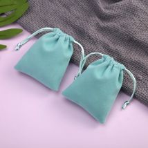 Neue 10Pcs 7x9cm Samt Kordelzug Beutel Schmuck Tasche Neue Jahr Geburtstag Weihnachten Hochzeit Party Geschenk beutel Ohrringe Ringe Tasche