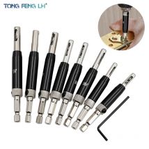 8 stücke 4 PCs Selbst Zentrierende Scharnier Bohrer Bits Holzbearbeitung Tür Fenster Scharnier Bohrer Positionierung Loch Opener