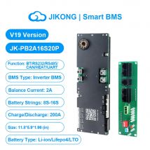JKBMS JIKONG V19 Haushalts-Energiewechselrichter BMS 8S/24V 16S/48V Li-Ion/Lifepo4/LTO Batterie BMS PB2A16S20P