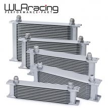 AN10 Aluminum Radiator 10/13/15/16/19/25/30 Row British Type Car Engine Oil Cooler Cooling Radiator Replacement Universal Cooler