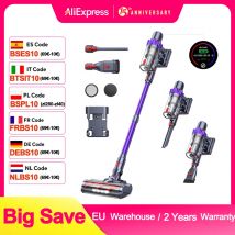 BUTURE aspiradora sin cable, aspiradora inalámbrica de mano, aspirador con ajuste automático de succión, taza de polvo de 1,5 L, para pelo de mascotas, alfombra, suelo duro, 48Kpa, 500W