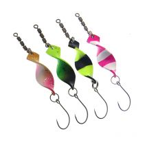 Esche da pesca alla trota in metallo intrecciato Esche da jigging 2.8g 4g Esche dure artificiali Spinner per trota spigola