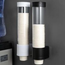 Estrattore per bicchieri usa e getta Montaggio a parete Dispenser per bicchieri di carta usa e getta Dispenser per bicchieri in plastica Gocce automaticamente la tazza