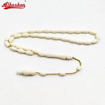 Tasbih Armband aus natürlichem Kamelknochen, 33, gebetskette, weiß, muslimisches Misbaha, arabische Mode, islamische Sammlungsstufe