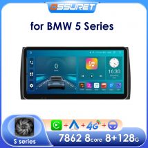 7862 Radio de coche reproductor Android GPS para BMW 5 E39 E53 X5 M5 1996-2007 Carplay Android estéreo coche Multimedia pantalla inteligente