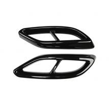 For Mercedes Benz CLA Class C118 W118 CLA180 200 220 250 260 2020-2022 ABS Car Accessories Muffler Exhaust Pipe Tail Cover Trim