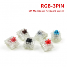 Original NEW Cherry MX Mechanical Keyboard Switch Silver Red Black Blue Brown Linear Tactile 3-pin Cherry Clear RGB SMD Switches