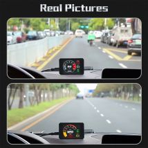 Head Up Display HUD Display P16 OBD OBD2 Head Up Display Auto Digital Tacho Wasser Temp RPM Auto Geschwindigkeit Sicherheit Alarm