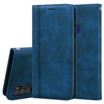 Do etui Samsung M21 6.4 calowy portfel skórzany etui z klapką do etui Samsung Galaxy M21 biznes magnetyczny Coque do Samsung M21 Funda