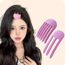Flauschige Haarnadel Lockenwickler Curling Pony Clips Haarwurzeln Volumizing Haarspangen Frauen Curling Feste Form Clips Mode Volumen