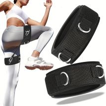 Oberschenkelgurt, mit Neopren gepolstert, Fitness-Beinmanschette, verstellbare Krafttrainingszubehör, Hüften, formende Übungsgurte für Männer und Frauen