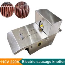 Schnelle Geschwindigkeit 110 V 220 V 42 MM Elektrische Wurst Bindemaschine Tisch Wurst Verdrehen Knoten Maschine