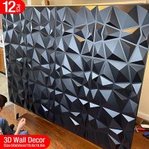 50x50cm 3D Fliesen Panel Form Gips Wand 3D Wandaufkleber Wohnzimmer 3D Tapete Wasserdichte Wand Tuch Decke Badezimmer Küche