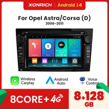 Wireless CarPlay Auto Android autoradio per Opel Astra H J 2004 Vectra Vauxhall Antara Zafira Corsa C D Vivaro Meriva Veda 128GB