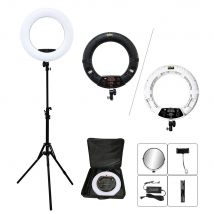 Lampada ad anello da 18 pollici con treppiede 96W Selfie Light per salone di bellezza Tattoo Yidoblo FD480 Photo Studio Video Light CRI95+