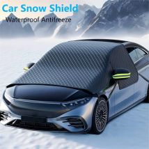 Protezione da neve per auto Parasole Protezione solare Copertura per parabrezza anteriore Panno Oxford impermeabile Copertura magnetica per parabrezza da neve antigelo per auto