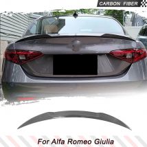 Fibra di carbonio/FRP Auto Spoiler Posteriore Ala Tronco Labbro Per Alfa Romeo Giulia Spoiler Berlina 2015 - 2021 Baule Posteriore Spoiler Boot Ala