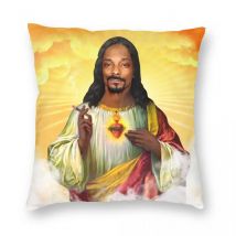 Saint Jesus Snoop Dogg poszewka poduszka z poliestru poduszkę z nadrukiem opakowanie na prezent poszewka na poduszkę 40x40cm