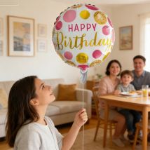 5-teilige Luftballons „Multiple Happy Birthday“ eignen sich für Geburtstagsfeier-Dekorationszubehör, Fotografie-Requisiten