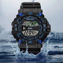 SYNOKE Neue Männer Bergsteigen Digitaluhr Wasserdicht Stoßfest Großen Bildschirm Laufen Outdoor Student Mode Uhr Hübscher
