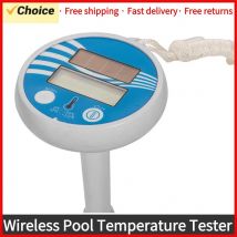 Solar betriebene drahtlose Pool temperatur tester Schwimmt eich wanne wasserdichtes digitales LCD-Display schwimmt Temperatur messer