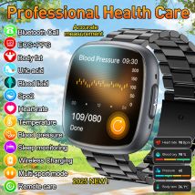 2025 New NFC Health MonitorUric Acid Blood Pressure Blood oxygen Body Analysis Smart Watch ECG+PPG Clock Smartwatch Men lady