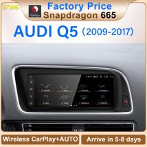 STWEI Nowy Interfejs Użytkownika Snapdragon665 8.8" Android13 Bezprzewodowy Auto Carplay Do AUDI Q5 Od 09 Do 16 Lat Odtwarzacz Samochodowy Multimedia GPS Navi"