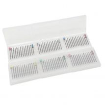 14 Stück 3/32'' Nagel-Diamant-Hartmetall-Nagelhautentferner-Bohrer für Acryl-Gel-Nägel, Schneider, Maniküre-Bohrer-Set mit Box