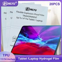 FONLYU 20PC TPU Hydrogel Film Für iPad 9,7 10,5 Pro 11 12,9 14 Zoll Tablet Laptop Front Screen
