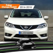 2 stücke Für Nissan Pulsar C13 (Europa Modell) 2014-2018 Frontscheibe Wischer Klingen 2015 2016 2017 Windschutzscheibe fenster Zubehör