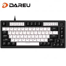 DAREU Guarnizione cablata Tastiera meccanica N-Key Rollover Anti-ghosting Retroilluminazione RGB Interruttore da sogno con pulsante multimediale