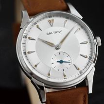 Reloj Automático Baltany para hombre, reloj de pulsera mecánico de cuerda Manual de 38,5mm, zafiro resistente al agua, segunda esfera pequeña ST1701 ST1700 Mov