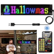 NEW Style Smart Matrix Pixel LED Display Panel Flexible Advertising Sign Screen With Bluetooth APP Control Customize Animation