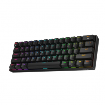Redragon K530 Pro Draconic 60% Teclado mecánico inalámbrico RGB 3 modos 61 teclas para juegos intercambiables en caliente
