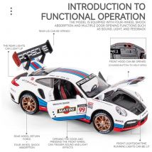 1:24 Ölçekli Porsche 918 GT Alaşım Model Araba - Oto Koleksiyoncuları için Çarpıcı Çoğaltma - Hassas Detaylandırma, Yüksek Kaliteli Malzeme