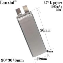 1-10pcs 3.7V 20c lipo batteria 603090 1400mAh per Buggy Car Truck Lipolymer power batterie Spot saldatore modello aereo