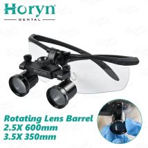 2,5X-3,5X Einstellbare Dental Chirurgische Lupen Zahnmedizin Fernglas Lupe 350-600mm Unterpupillare Entfernung