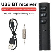 Drahtlose Bluetooth-kompatibel Audio Empfänger 3,5mm Jack Auto Musik Audio Aux Kopfhörer Empfänger Sender Lautsprecher Verstärker