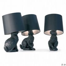 Moderne Tiere Kaninchen LED Tisch Lampen Nordic Schlafzimmer Nacht Lampe Wohnzimmer Tisch Lichter
