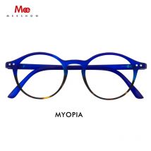 Meeshow TR90 Brillen Damen Retro Myopie Optisch Maßgeschneiderte Linsen Herrenbrille stilvolle Brillen Brillen 1816