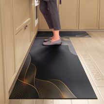 Rutschfeste Küchenmatte, lange Teppiche, Kristall-Samt-Teppich für Wohnzimmer, saugfähige Fußmatten, Schlafzimmer-Fußmatte, Alfombra, kleine Teppiche