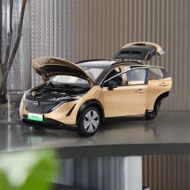 Antik maßstab Nissan Ariya Druckguss Miniatur auto Modell Metall statische Simulation Fahrzeugs pielzeug Modell Herren Hobby Sammlung