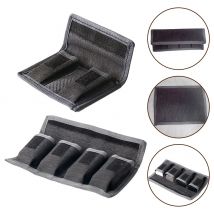 Borsa per batteria DSLR da 2/4 slot Custodia per custodia portatile impermeabile per batteria per fotocamera Custodia per gadget per fotocamera