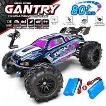 1:16 80km/h Bezszczotkowy samochód do driftu RC z oświetleniem LED 4WD Elektryczny, szybki, zdalnie sterowany samochód wyścigowy Monster Truck dla dzieci i dorosłych