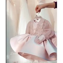 2025 Neues formelles Kleid für ein Jahr, Prinzessinnenkleid, formelles Kleid für Kinder, Blumenmädchen-Hochzeitskleid, Klavier-Performance-Kleid für Mädchen