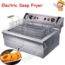 20L Electric Fryer Commercial Single-tank Fryer Electrical Frying Oven Commercial French Fries Frying Machine