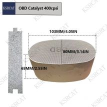 Hetero morphose obd 103*80*65mm 400cpsi ovale Katalysatoren, die gut mit Abgase missions trägern aus Keramik umgehen